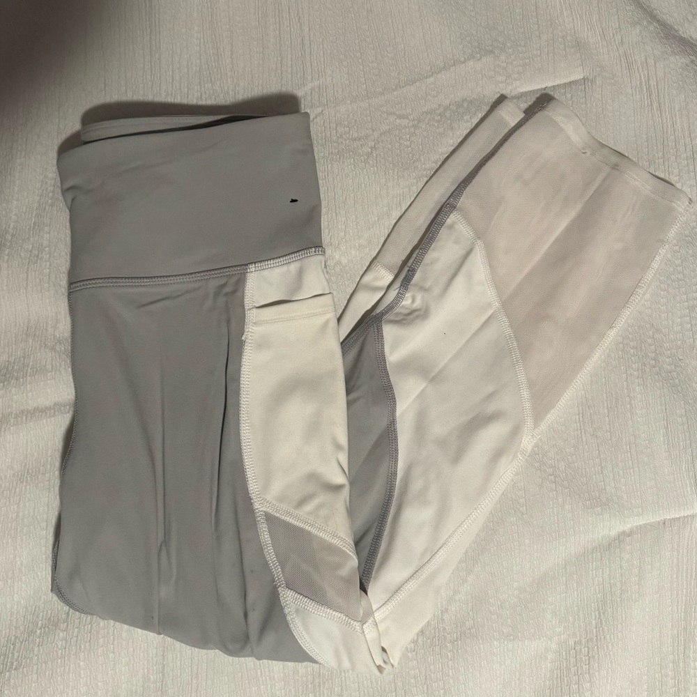 Grey and white Avia leggings